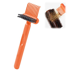 2In1 Comb Cleaning Brush Hairbrush Cleaner Rake Comb Embedded Tool Mini Hair Dirt Remover For Removing Hair Dust Home Salon Use