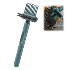 2In1 Comb Cleaning Brush Hairbrush Cleaner Rake Comb Embedded Tool Mini Hair Dirt Remover For Removing Hair Dust Home Salon Use