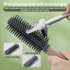2In1 Comb Cleaning Brush Hairbrush Cleaner Rake Comb Embedded Tool Mini Hair Dirt Remover For Removing Hair Dust Home Salon Use