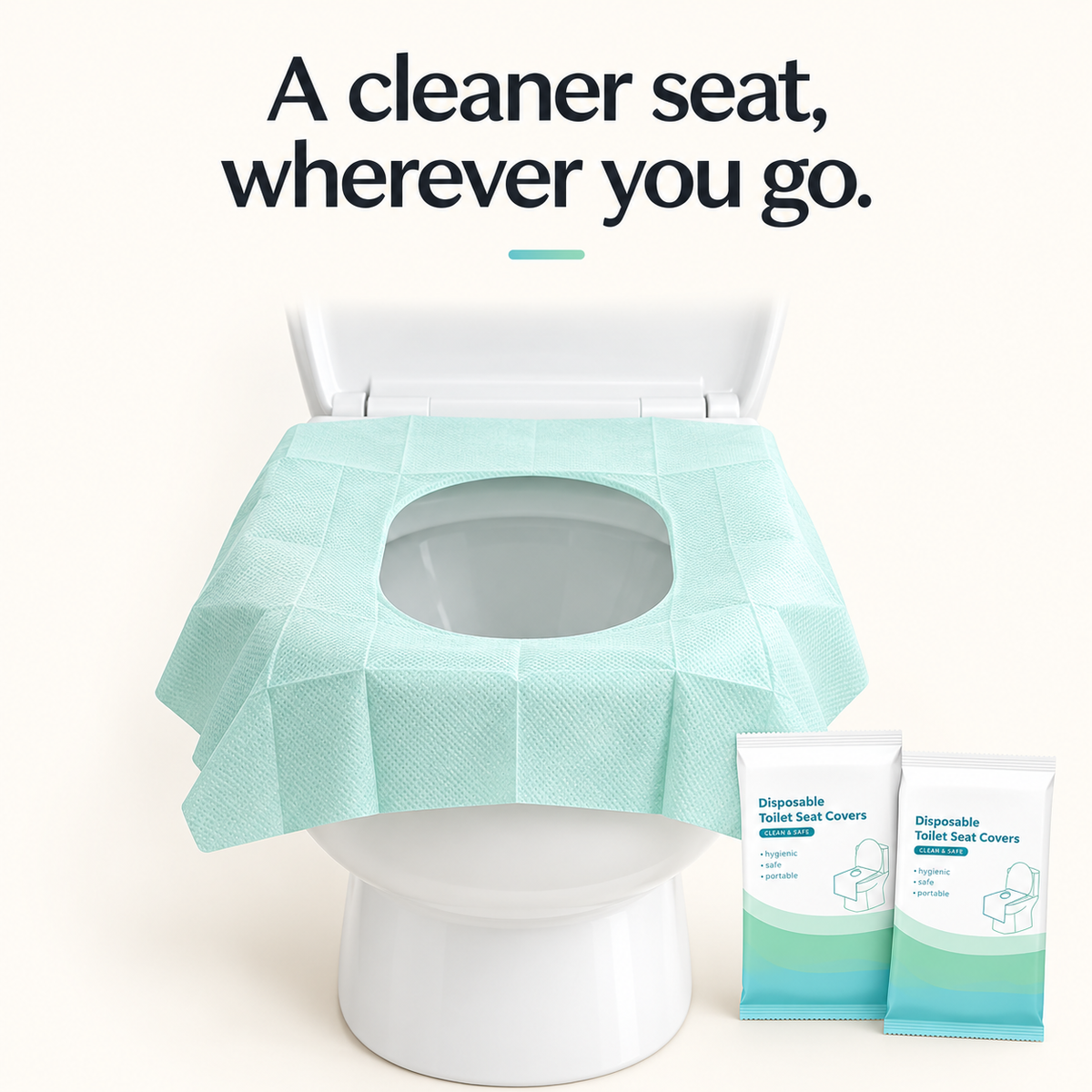 20piece disposable oversized independent packaging toilet seat cover adult and child toilet training,travel toilet seat cushion