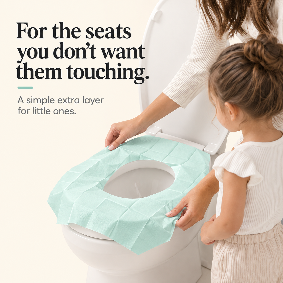 20piece disposable oversized independent packaging toilet seat cover adult and child toilet training,travel toilet seat cushion