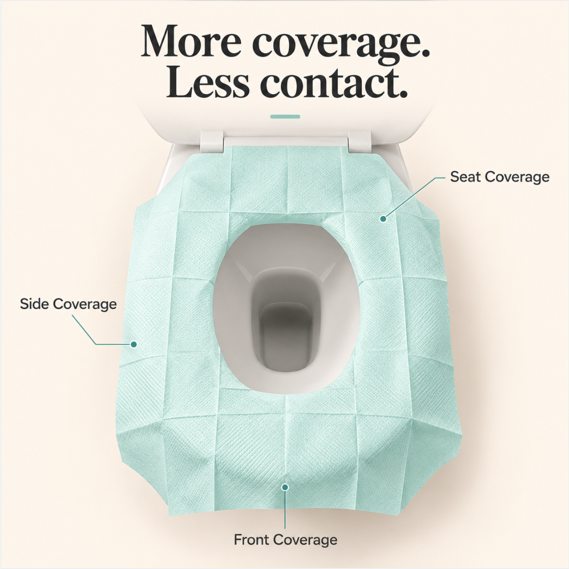 20piece disposable oversized independent packaging toilet seat cover adult and child toilet training,travel toilet seat cushion