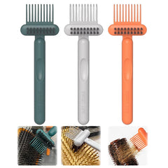 2In1 Comb Cleaning Brush Hairbrush Cleaner Rake Comb Embedded Tool Mini Hair Dirt Remover For Removing Hair Dust Home Salon Use